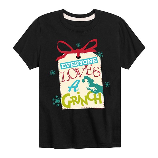 Boys 8-20 Dr. Seuss The Grinch Everyone Loves A Grinch Graphic Tee