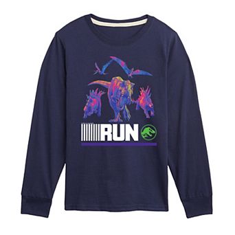 Boys 8-20 Jurassic World Run Long Sleeve Graphic Tee