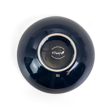 Elama Deep Sea Mozaic 16 Piece Luxurious Stoneware Dinnerware with Complete Setting for 4