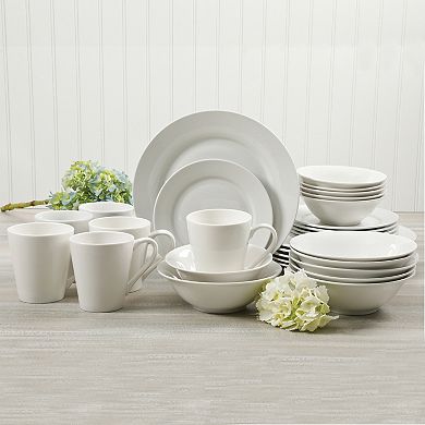 Gibson Home Noble Court 30 Piece Ceramic Dinnerware Set