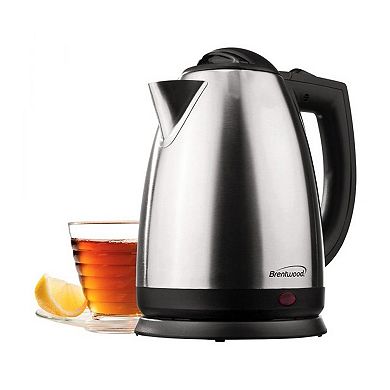 Brentwood 2.0 L Stainless Steel Electric Cordless Tea Kettle