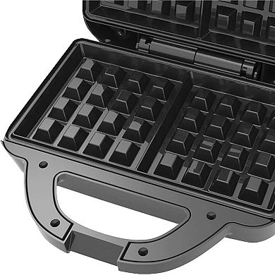 Brentwood Couture Purse Non-Stick Dual Waffle Maker with Indicator Lights