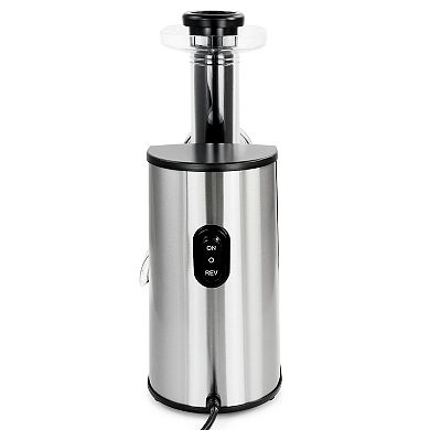 MegaChef Pro Masticating Slow Juicer Extractor with Reverse Function, Cold Press Juicer Machine with Quiet Motor