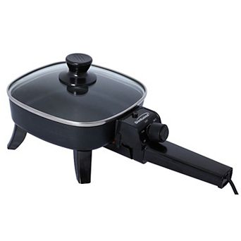 Brentwood 8 in Electric Skillet with Glass Lid