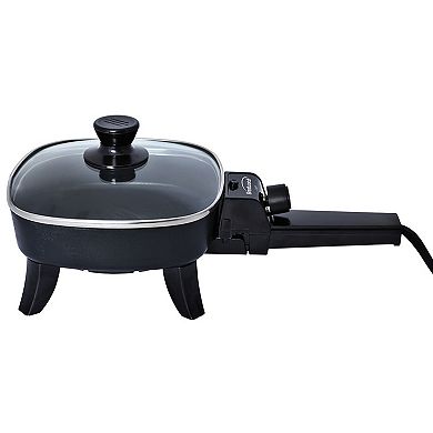Brentwood 8 In. Electric Skillet with Glass Lid