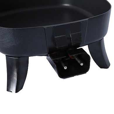 Brentwood 8 In. Electric Skillet with Glass Lid