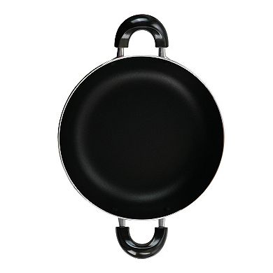 Better Chef 10 Inch Aluminum Deep Frying Pan with Glass Lid
