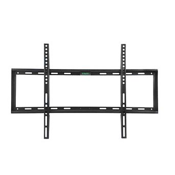 Megamounts Smooth Black Matt Finish Fixed Television Mount for 32"- 70" Lcd, LED and Plasma Screens
