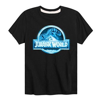 Boys 8-20 Jurassic World Logo Night Vision Graphic Tee