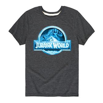 Boys 8-20 Jurassic World Logo Night Vision Graphic Tee