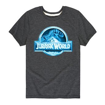Boys 8-20 Jurassic World Logo Night Vision Graphic Tee