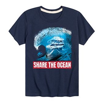 Boys 8-20 Jurassic World Share The Ocean Graphic Tee