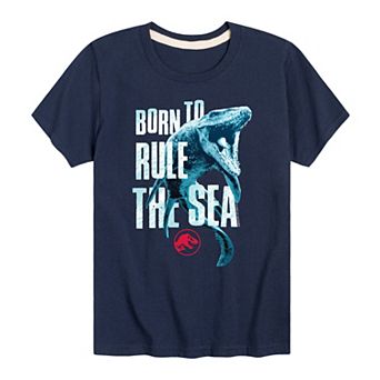 Boys 8-20 Jurassic World Born To Rule The Sea Graphic Tee