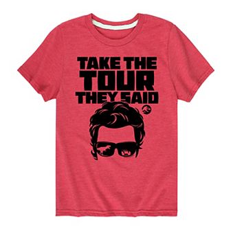 Boys 8-20 Jurassic World Take The Tour They Said Graphic Tee