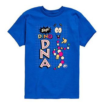 Boys 8-20 Jurassic World Bingo Dino DNA Graphic Tee