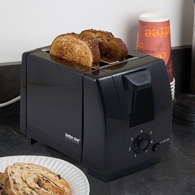 Better Chef 2-Slice Black Toaster