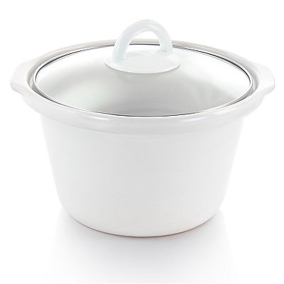 Better Chef 3 Quart Oval Slow Cooker with Removable Stoneware Crock