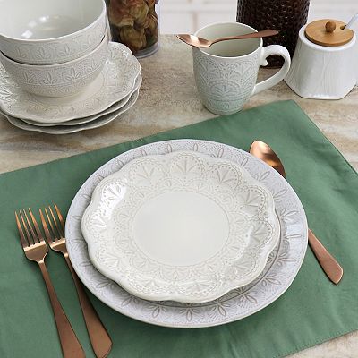 Stoneware Pfaltzgraff Dinnerware Sets Pfaltzgraff Abby White