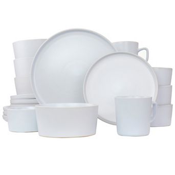 Elama Luxmatte White 20 pc Dinnerware Set