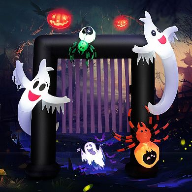 7.5 Feet Halloween Inflatable Archway Blow-up Festive Decoration for Backyard and Porch