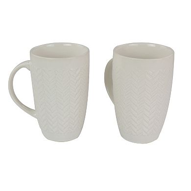 Gibson Home 22 Oz Stoneware Mug Set