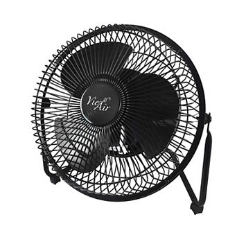 Vie Air 8 Inch High Velocity Metal Desk and Floor Fan