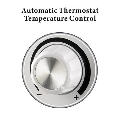 Optimus Portable 360 Surround Ceramic Heater with Thermostat
