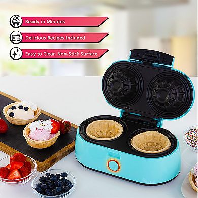 Brentwood Double 3.5 Inch Waffle Bowl Maker