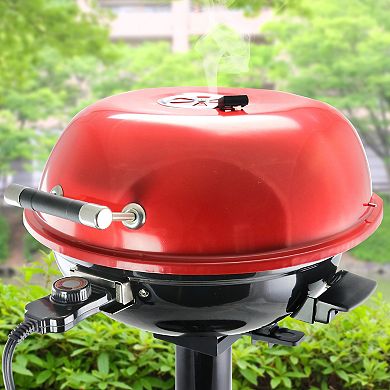 Better Chef Indoor Outdoor 14 in Tabletop Electric Barbecue Grill