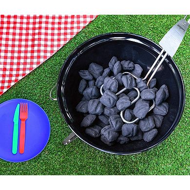 Ivation Premium 500W Electric Charcoal Starter, Double-Ring Charcoal Grill Starter