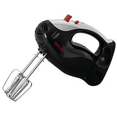 Brentwood HM-44 Lightweight 5-Speed Electric Hand Mixer, Black