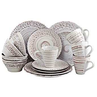 Elama Malibu Sands 16 pc Dinnerware Set