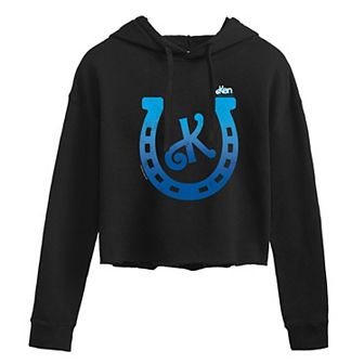 Juniors' Barbie The Movie Ken Horseshoe Graphic Tee