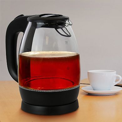 Better Chef 1.7l Cordless Electric Glass Tea Kettle