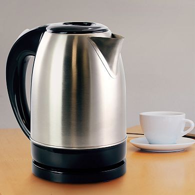 Better Chef 1.7 L Cordless Stainless Steel Electric Tea Kettle