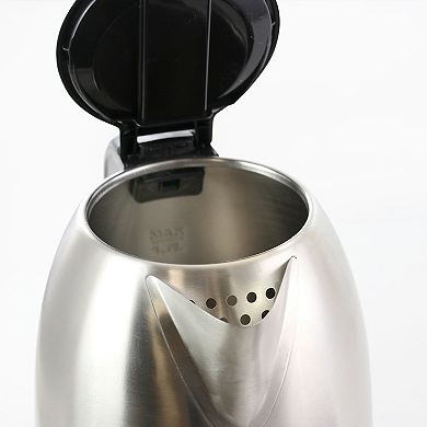 Better Chef 1.7 L Cordless Stainless Steel Electric Tea Kettle