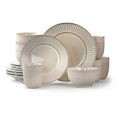 Zulay Kitchen - 16 Piece Porcelain White Dinnerware Set, Premium Quality Service for 4