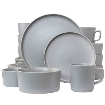 Elama Luxmatte Light Grey 20 pc Dinnerware Set