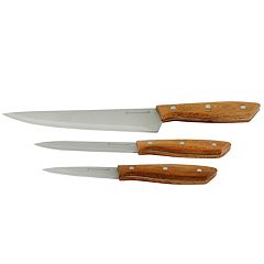 Gibson Home Wildcraft 10 Piece Cutlery Set with Cutting Board
