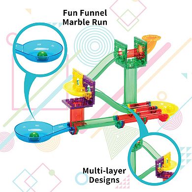 EverPlay 60 Piece Marble Run Magnetic