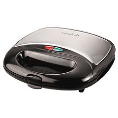 Brentwood TS-240B Non-Stick Compact Dual Sandwich Maker, Black - Brentwood  Appliances