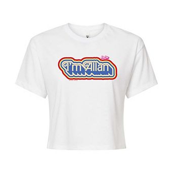 Juniors' Barbie The Movie I'm Allan Graphic Tee