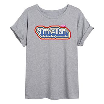 Juniors' Barbie™ The Movie I'm Allan Oversized Tee