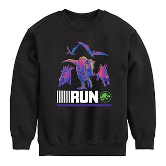 Boys 8-20 Jurassic World Run Crew Fleece Sweatshirt