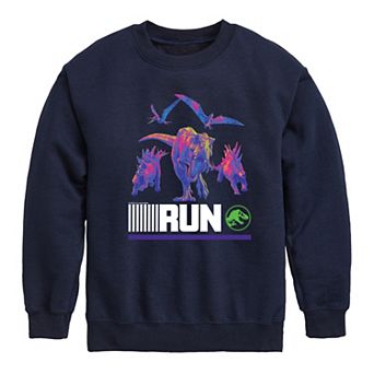 Boys 8-20 Jurassic World Run Crew Fleece Sweatshirt
