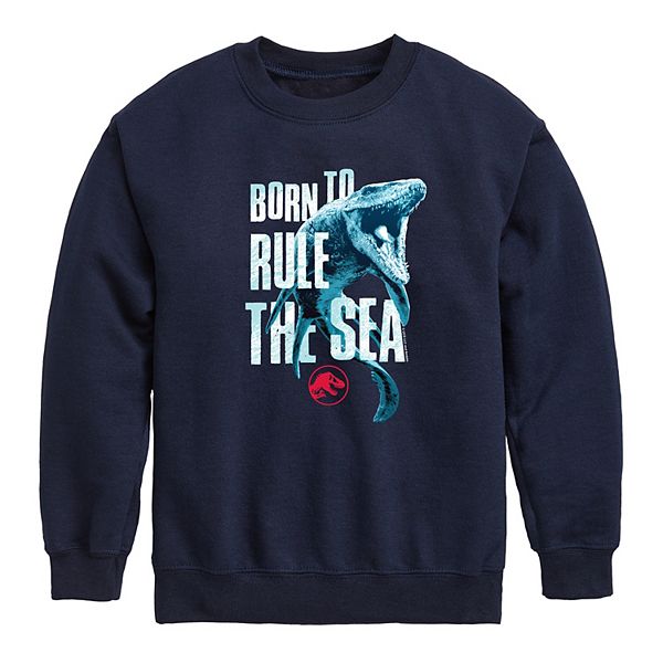 Boys 8-20 Jurassic World Born To Rule The Sea Fleece Sweatshirt