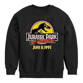 Boys 8-20 Jurassic World 30th Anniversary Crew Fleece Sweatshirt