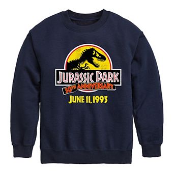 Boys 8-20 Jurassic World 30th Anniversary Crew Fleece Sweatshirt