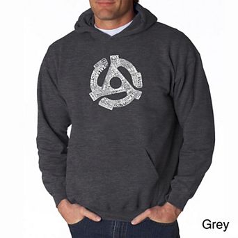 Record Adapter - Men's Word Art Hooded Sweatshirt