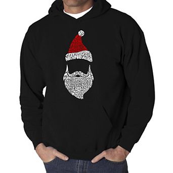 Santa Claus - Men's Word Art Hooded Sweatshirt
